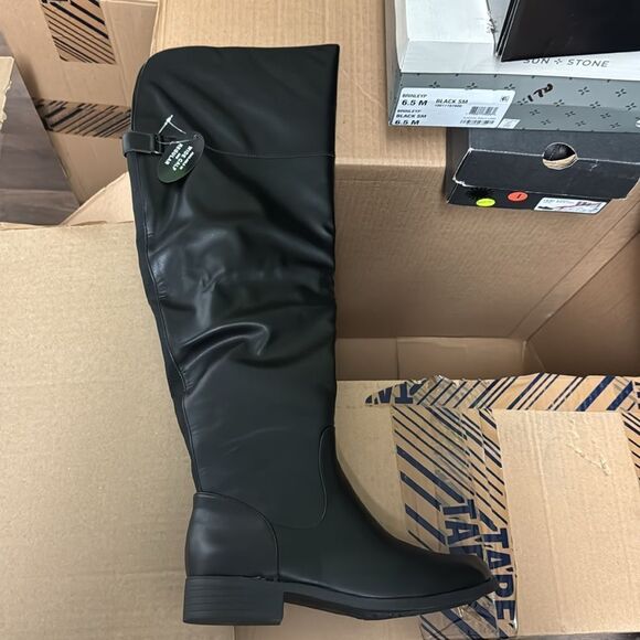 Sun + Stone Allicce Over-The-Knee Boots (WIDE CALF) - Picture 4 of 5